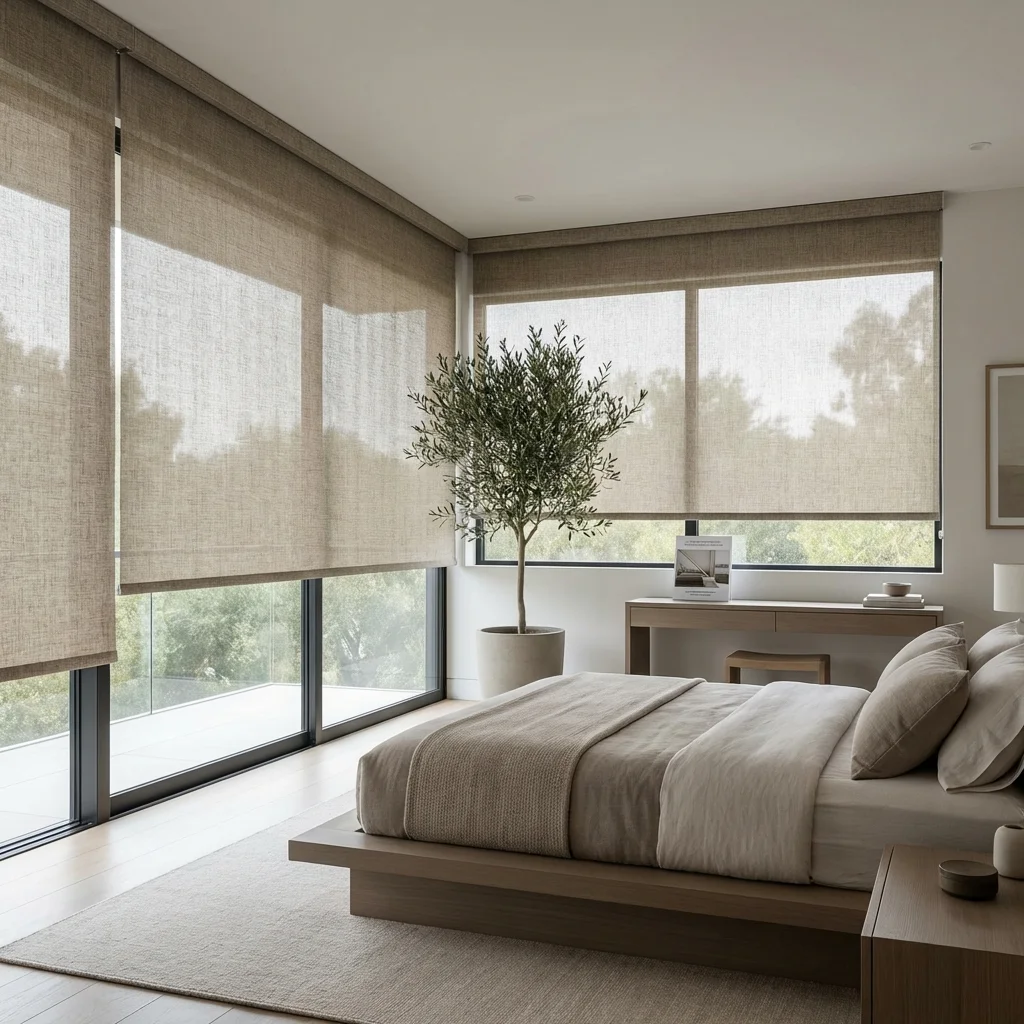 Blackout Roller Shades for Bedroom in Mississauga Home